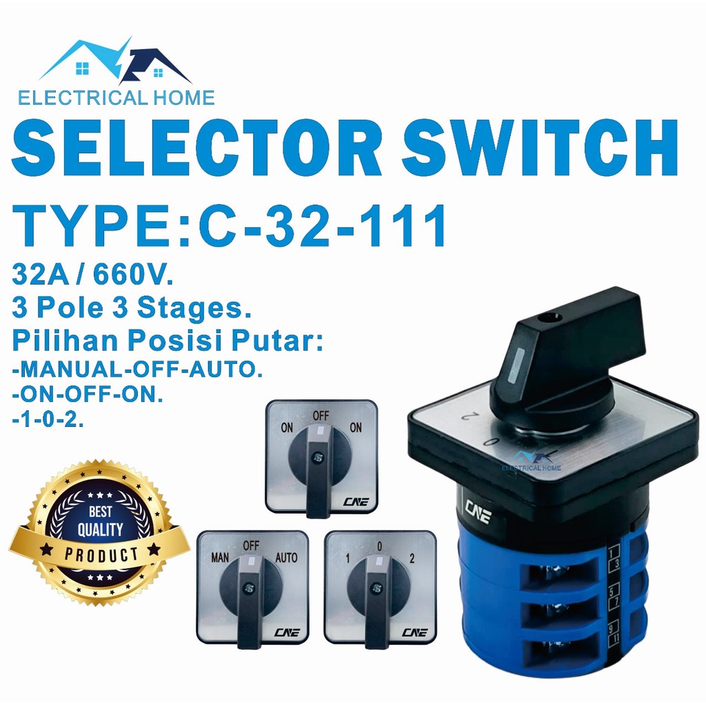 Selector Switch/ Cam Switch 32A 3P