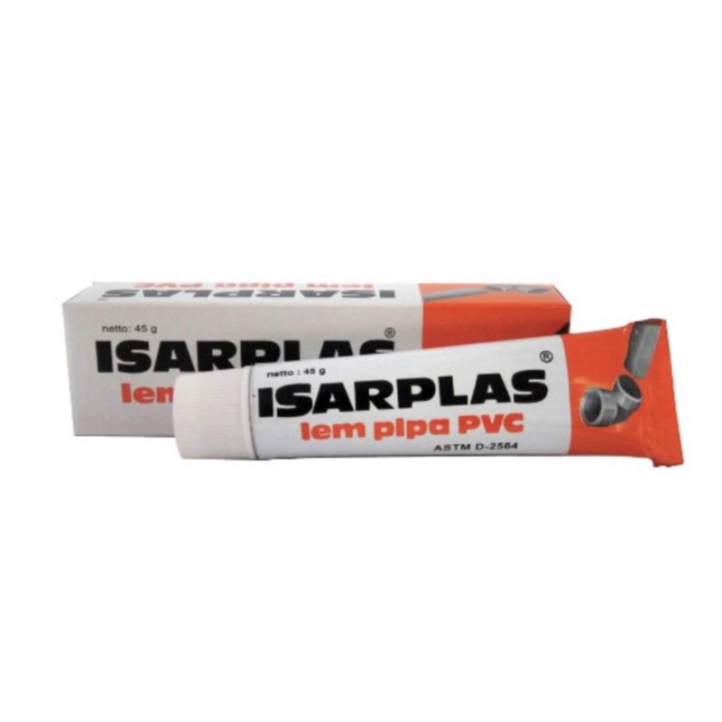 LEM PIPA PVC ISARPLAS 45 gr TUBE / LEM PARALON ISARPLAS 45 gram