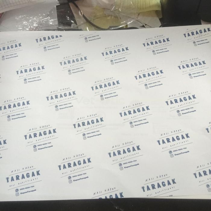 

Cetak Kertas Bungkus Nasi Padang - HVS 1 Warna