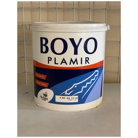 BOYO Plamir Instan /Plamir dinding/Boyo Plamir dinding cat dasar 5 kg Berkualitas