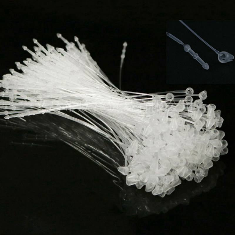 

PP rope Tag Ties 1000pcs/lot 3 inch 5 inch 7 inch Transparent Plastic Label Seal/string seal for Garment Plastic Tag Fastener