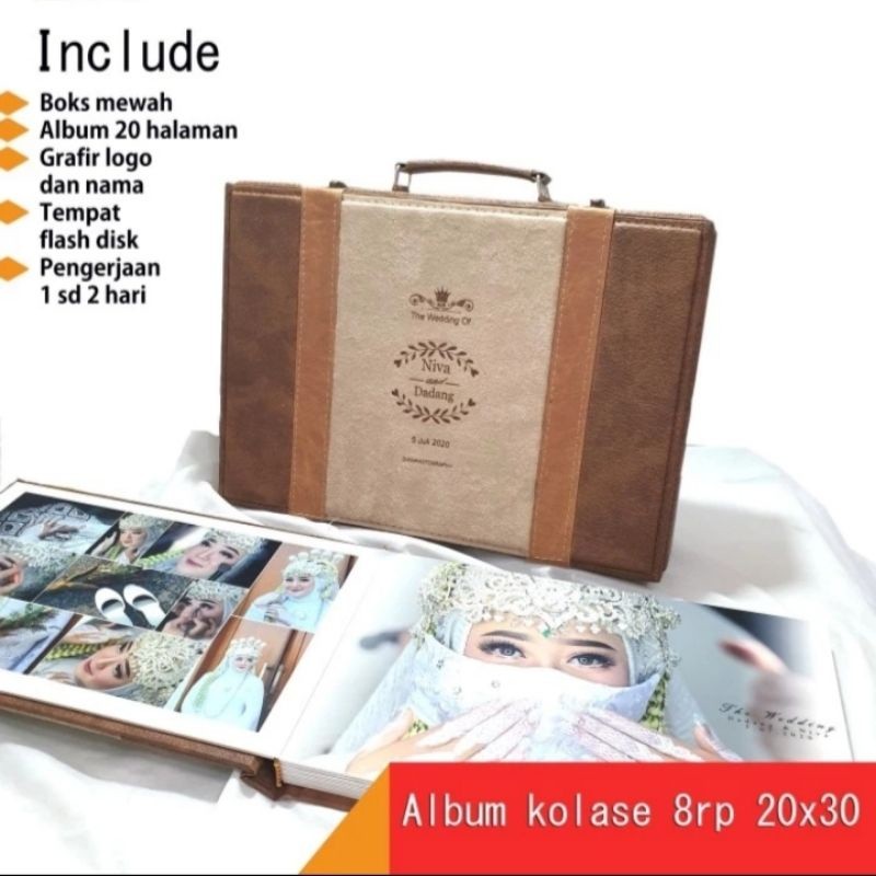 PROMO ALBUM FOTO WEDDING FREE LAYOUT KOLASE