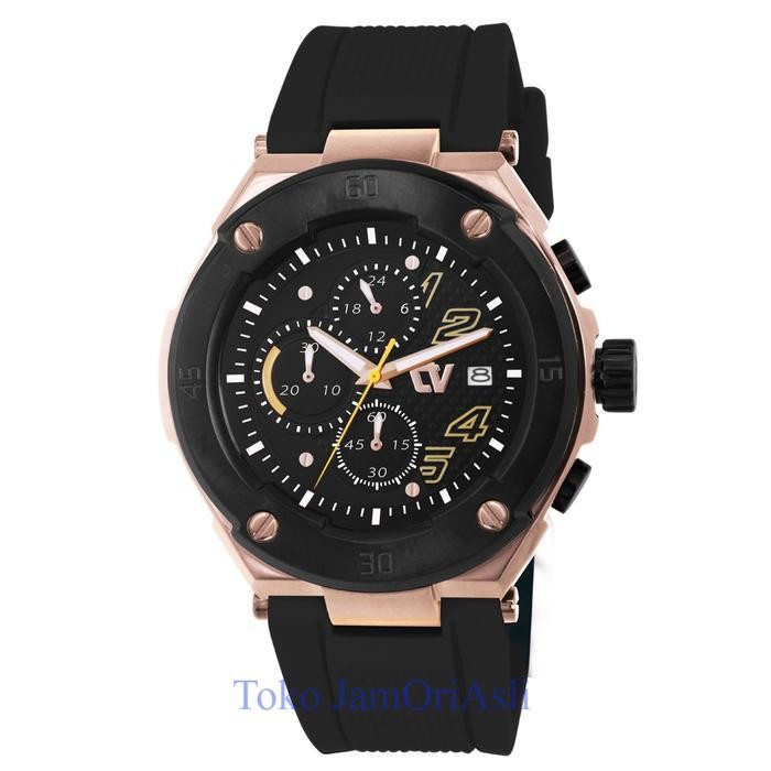 Promo Original Jam Tangan Pria Christ Verra CV C10508G-38 BLK Black Dial Garansi Resmi 2 Tahun