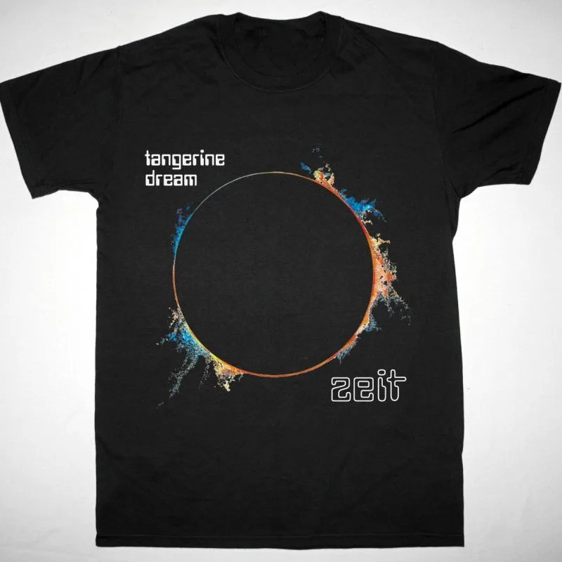Mode Cetak Poster Album Hadiah TANGERINE DREAM ZEIT untuk Penggemar Ukuran S hingga 5XL T-shirt TMB4