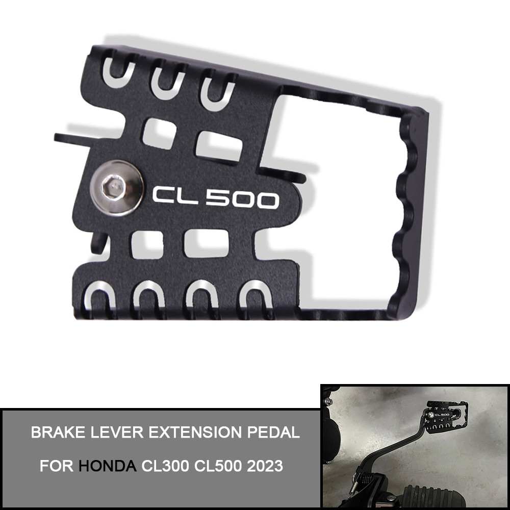 For HONDA CL300 CL500 2023 Climbing Style Brake Lever Extension Pedal Tip Plate Enlargement Extender