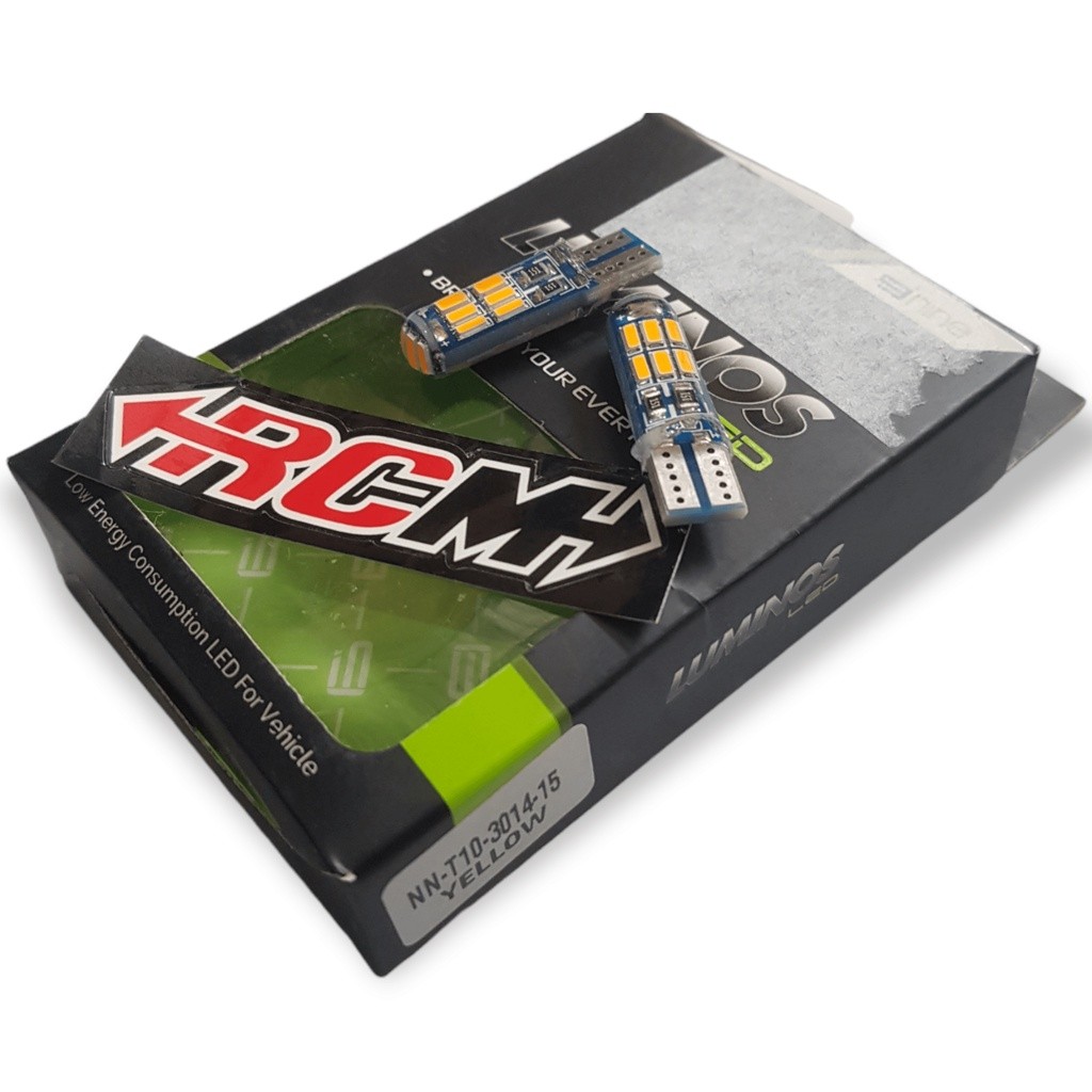 LAMPU BOHLAM MATA LED SEIN SEN RITING RITTING 9NINE NINE NN T10 SMD 3014 JELY 15 T10-3014-15 T10 301