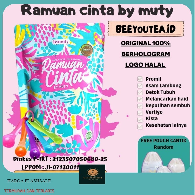 (READY STOCK)Ramuan Cinta By Muty Original Minuman Rimpang Ramcin