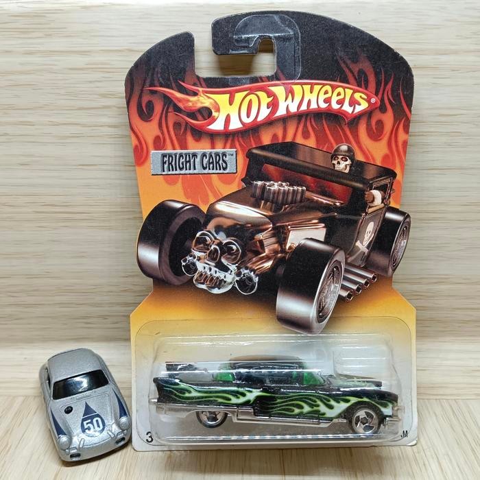 hot wheels 57 cadillac eldorado brougham hijau flame SWO86