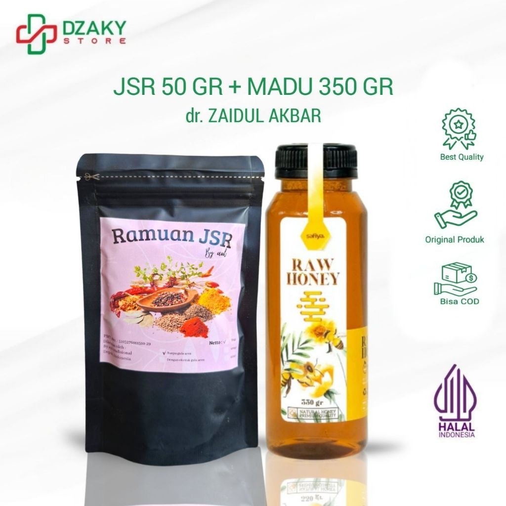 PAKET RAMUAN JSR  + MADU | RESEP JSR ULTIMATE | Dr.ZAIDUL AKBAR  | PROMIL | DIET
