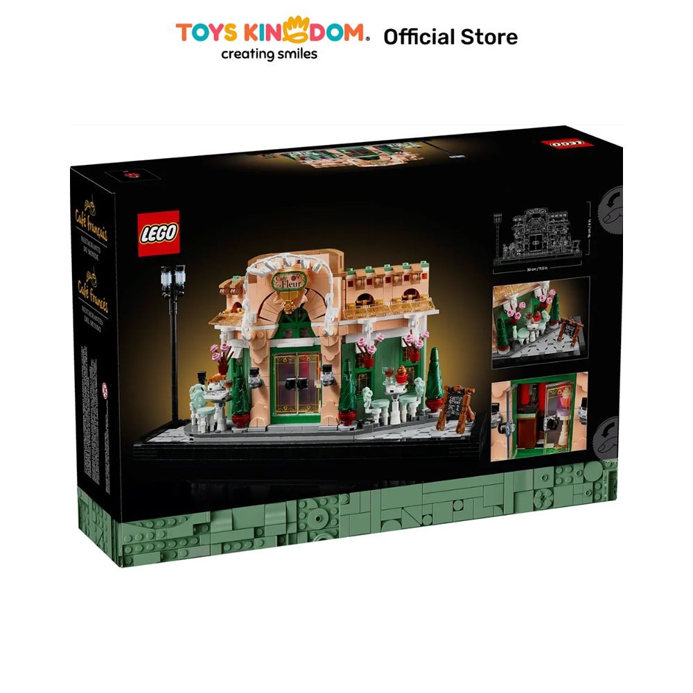Toys Kingdom Lego Icons French Cafe Set 1101 Pcs 10362 - Mix Kids Toy Toys Block Bricks Set Mainan M