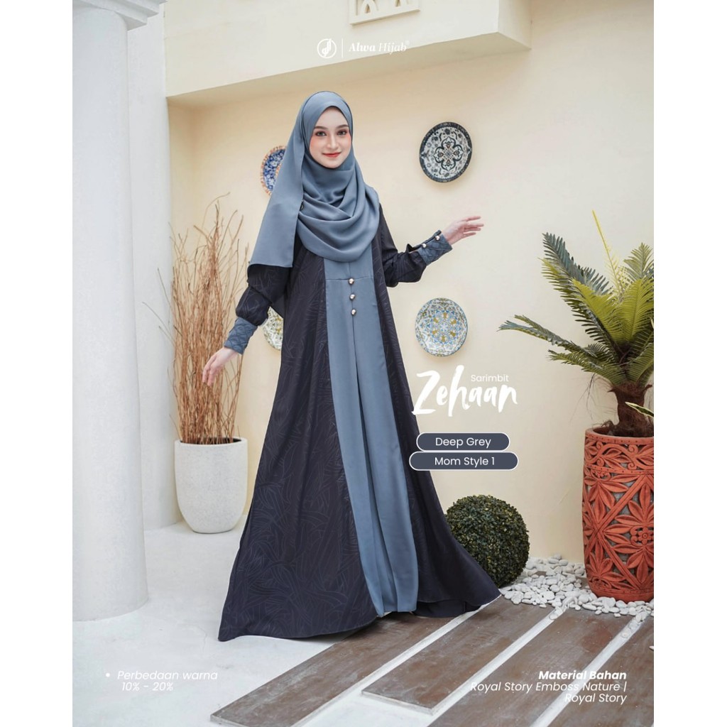 ALWA HIJAB //  ZEEHAN GAMIS MOM STYLE 1 // PROMO SALE 2025