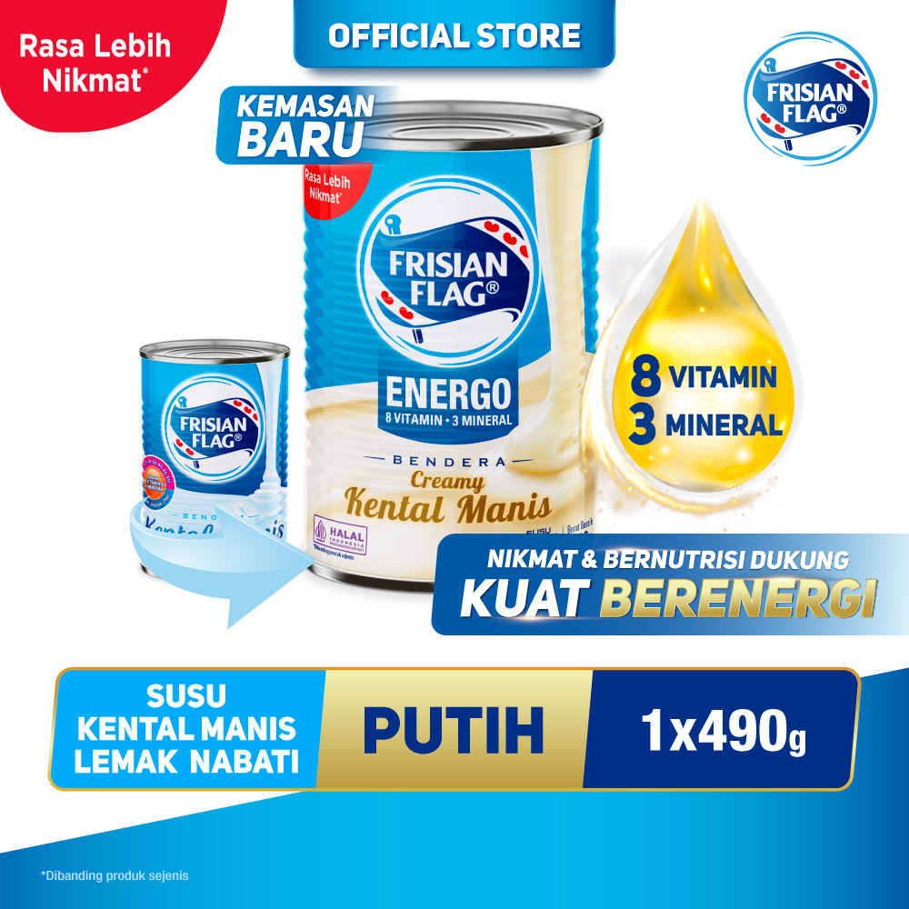 FRISIAN FLAG KENTAL MANIS PUTIH  490g
