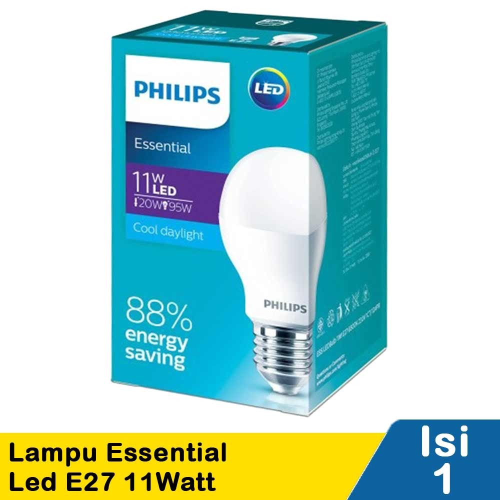 PHILIPS LAMPU ESSENTIAL LED E27  11WATT