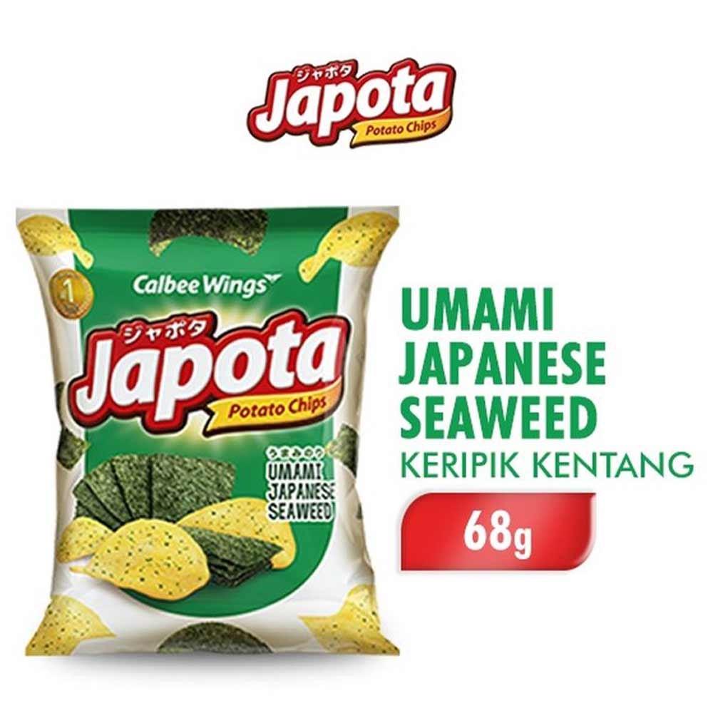 JAPOTA POTATO CHIPS UM.JPNS SEAWEED 68g