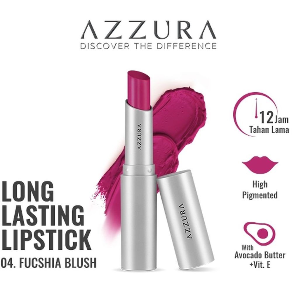 AZZURA LONG LASTING LIPSTICK 04FUCHSIA BLUSH 3g