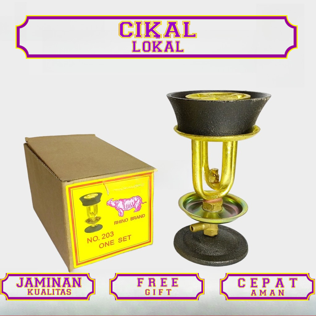 KEPALA KOMPOR MINYAK 203 RHINO / TYCOON / FILCO KEPALA KOMPOR 203 SEMAWAR MINYAK
