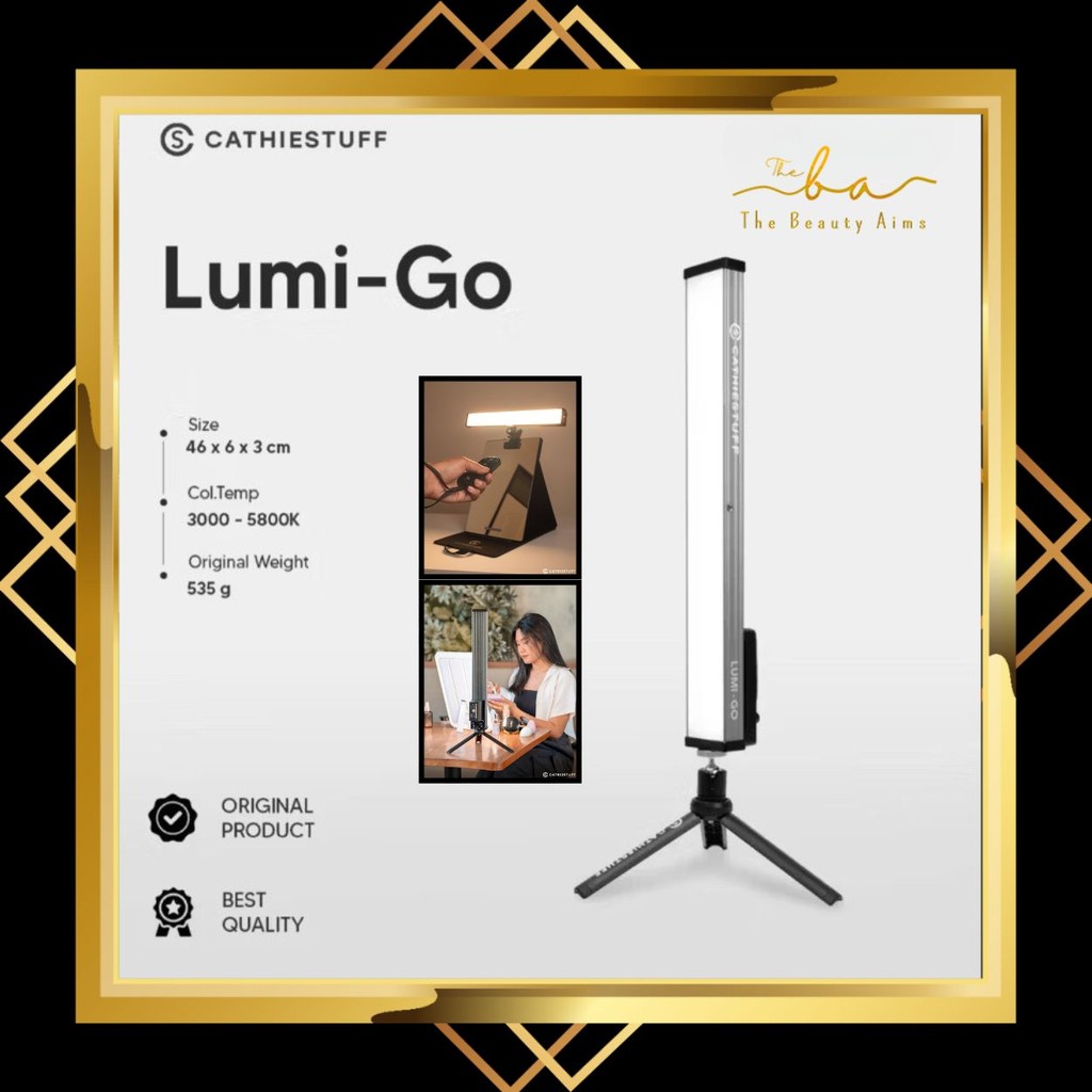 CATHIESTUFF Lumigo / Lampu Makeup Portable Lumi Go By Cathie Stuff