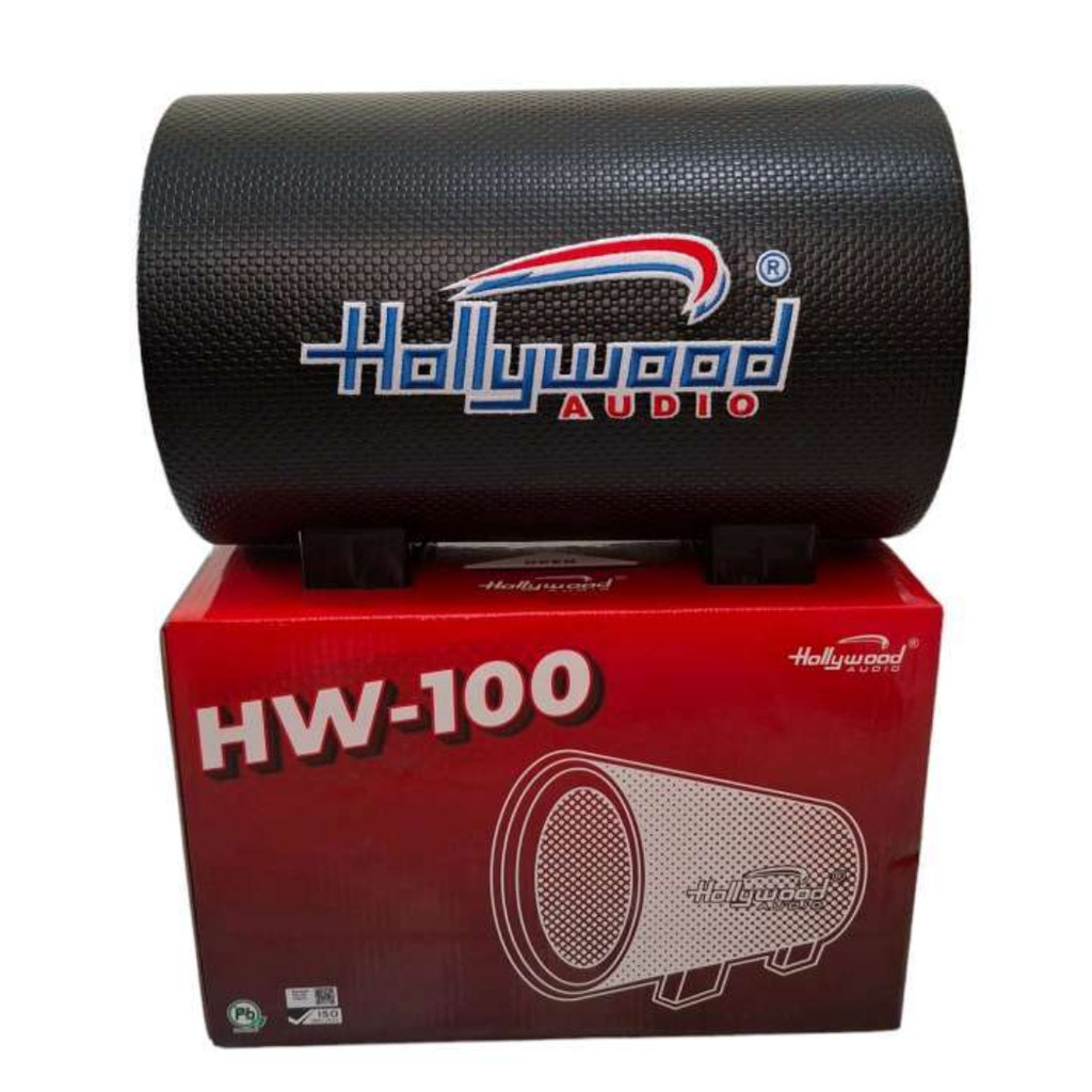 Basstube Hollywood Audio HW-100 - 10 Inch Bass Tube Subwoofer Aktif - BassBox Tabung