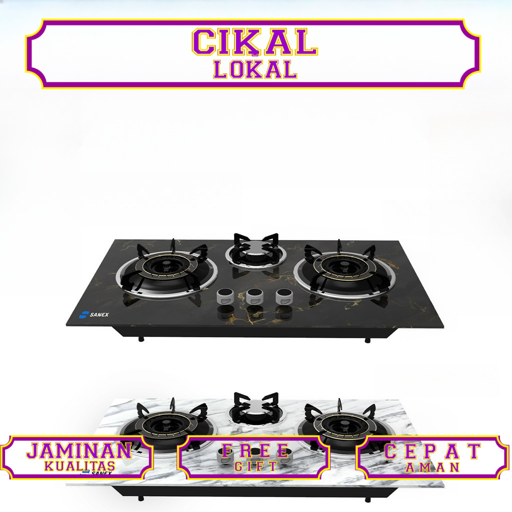 SANEX KOMPOR TANAM SN-KT201 / SN-KT301 / SN KT201 (2 / 3 TUNGKU) GARANSI RESMI