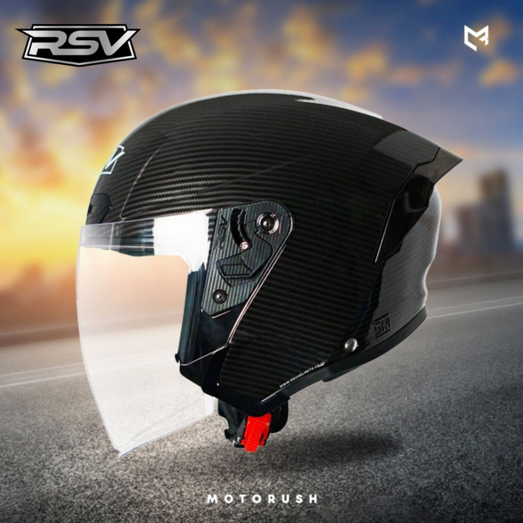 RSV HELMET NEW WINDTAIL CARBON GRAPHIC HELM RSV NEW WINDTAIL