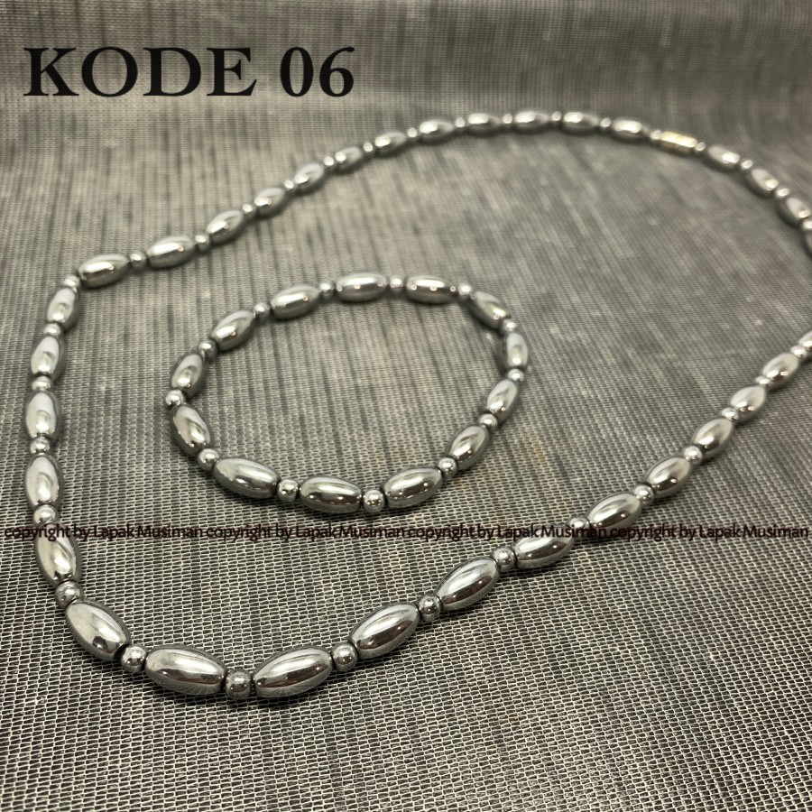 Kalung Magnet Kesehatan Gratis Gelang Magnet Kesehatan Silver
