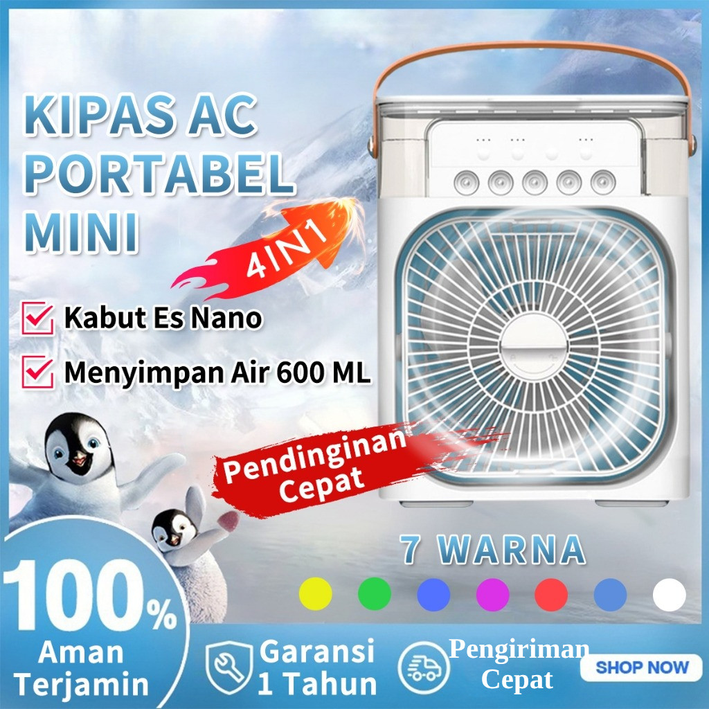 Kipas Pendingin Udara Portabel, Mini Ac Kipas kabut Portable / Kipas Angin Ac Mini / Kipas Ac Portab
