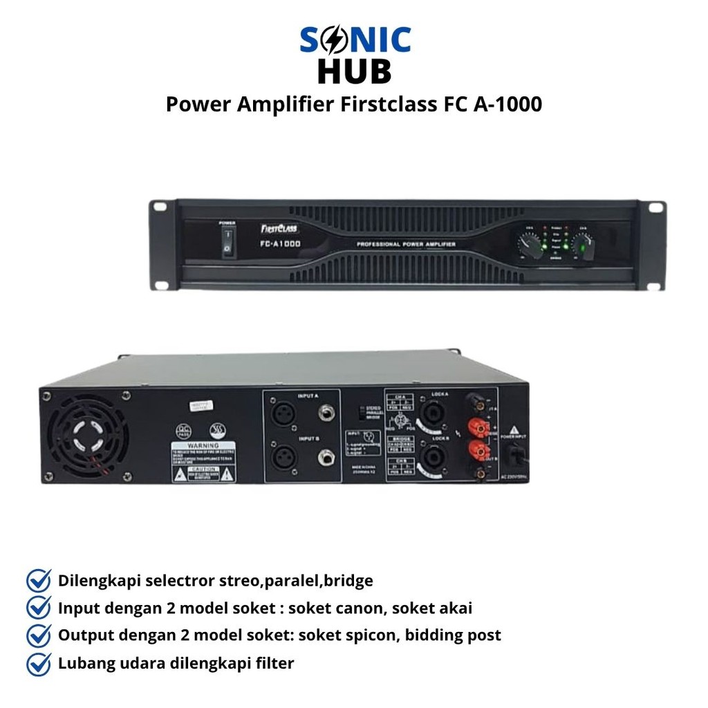 Power amplifier firstclass FC A1000