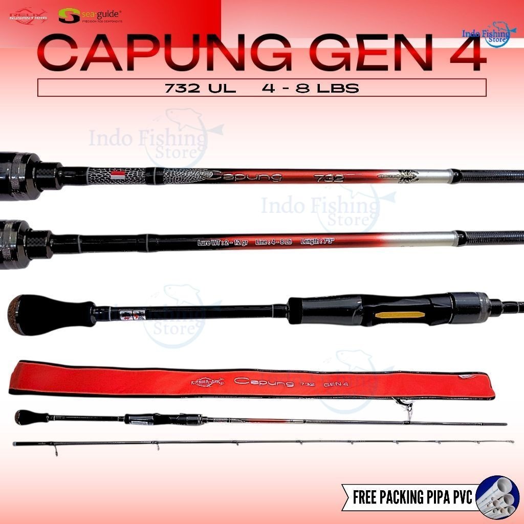 Supermart Surabaya Joran Capung Gen 4 3 Penta Series Spiderman 732 4-8lb Relix Nusantara 2 piece war