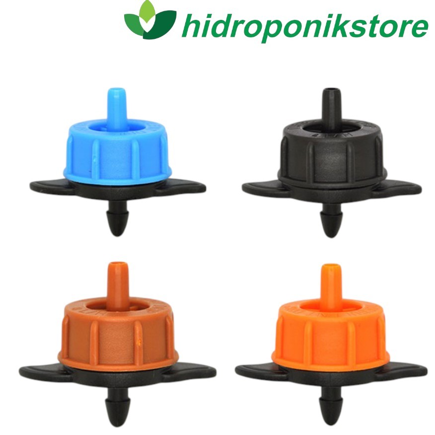 Dripper emitter sistim irigasi tetes, kepala dripper air