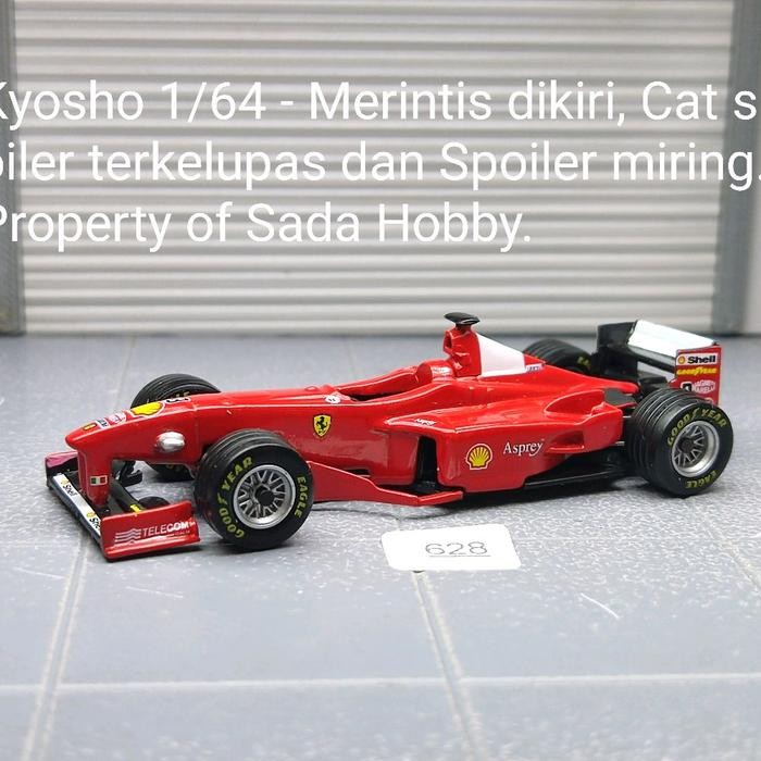 HW  Diecast Kyosho Dydo 1/64 Ferrari F300 No 3 Michael Schumacher Unit Only