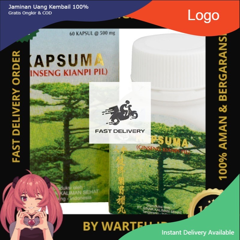 syikamata Biasa promo 1010 bisa cod kianpi ori isi 60 kapsul Kapsuma Ginseng Kianpi Pil Isi 60 Kapsu