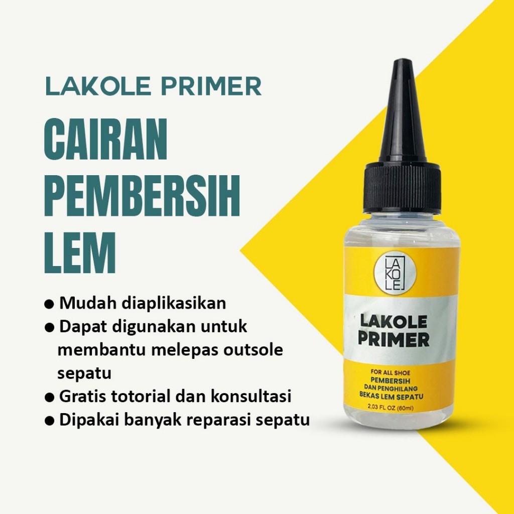 LAKOLE PRIMER Cairan Pembersih Lem