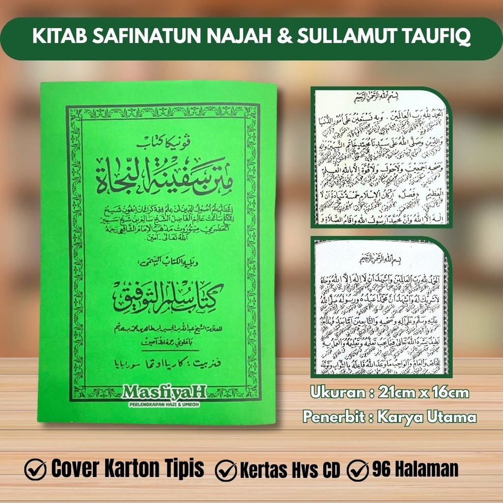 MATAN SAFINATUN NAJAH & SULLAMUT TAUFIQ JAWA Matan Safinatun Najah Sullam Taufiq Makna Gandul Jawa P