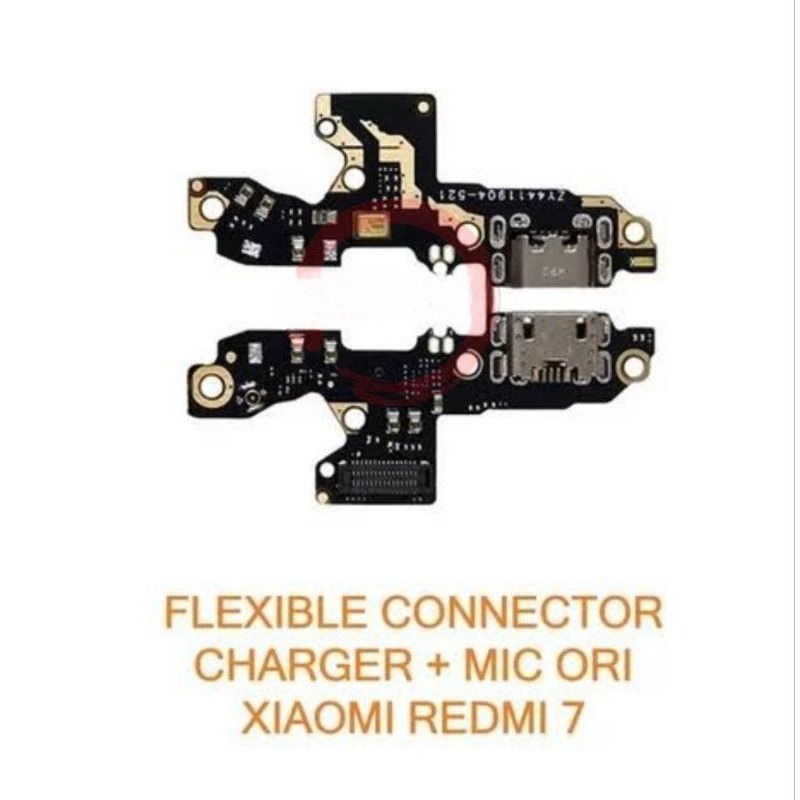 Papan Cas Xiaomi Redmi 7 Papan PCB Konektor Cas Ori + Ic