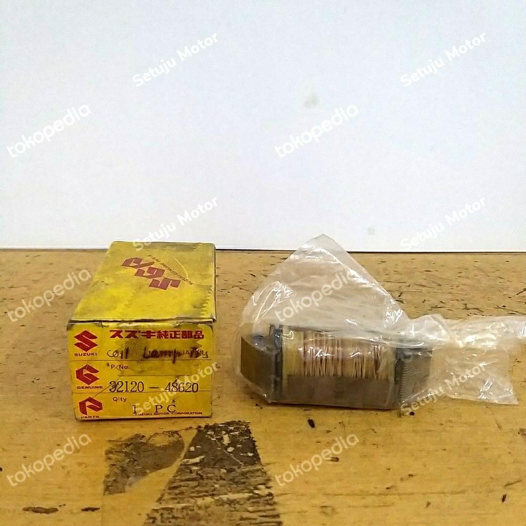 Koil / Coil Lampu Suzuki TRS A100 GP FR80 Original Japan 32120-48620