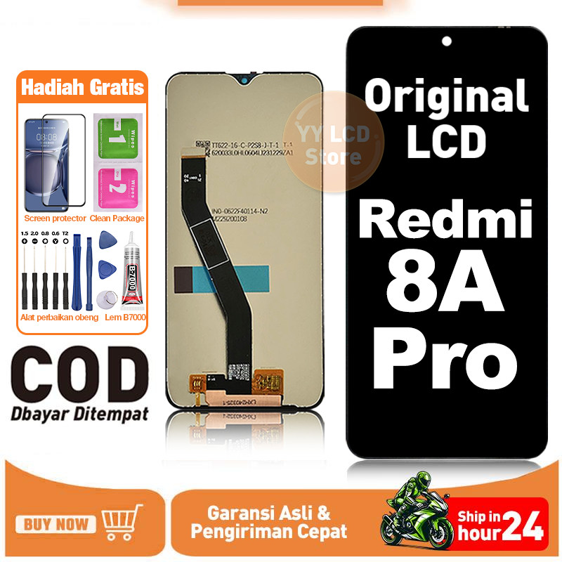 LCD Redmi 8A PRO TOUCHSCREEN Fullset Asli Crown Murah Ori Compatible For Glass Touch Screen Digitize