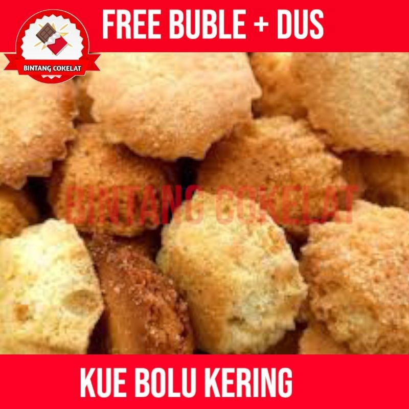 1kg kue bolu kering manis  bolu rege