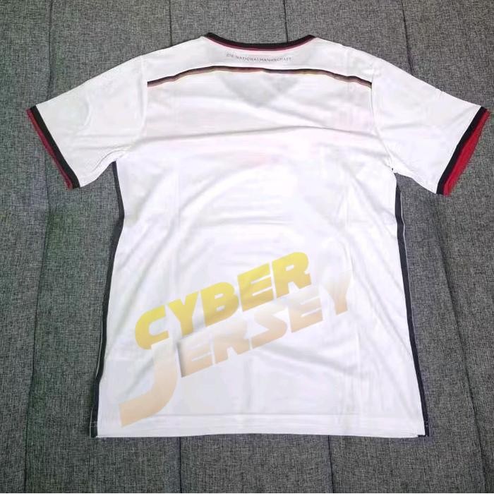 JERSEY BOLA RETRO VINTAGE JERMAN HOME PIALA DUNIA 2014 TOP QUALITY Sport Atasan Setelan Baju - JERSE