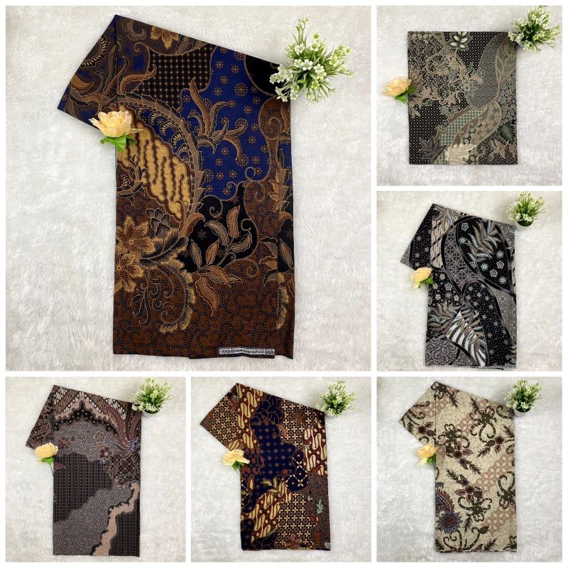 TERLARIS KAIN BATIK METERAN KATUN (per 0.5 Meter) Lebar 1.15M Bisa Seragam ,Gamis Bahan premium Kain