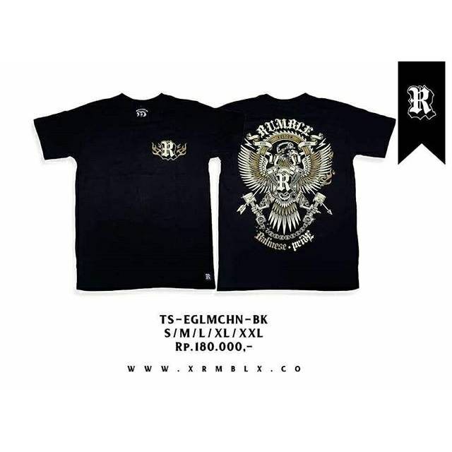 (COD) KAOS RUMBLE ORIGINAL TS EGLMCHN BK KAOS RUMBLE GARUDA