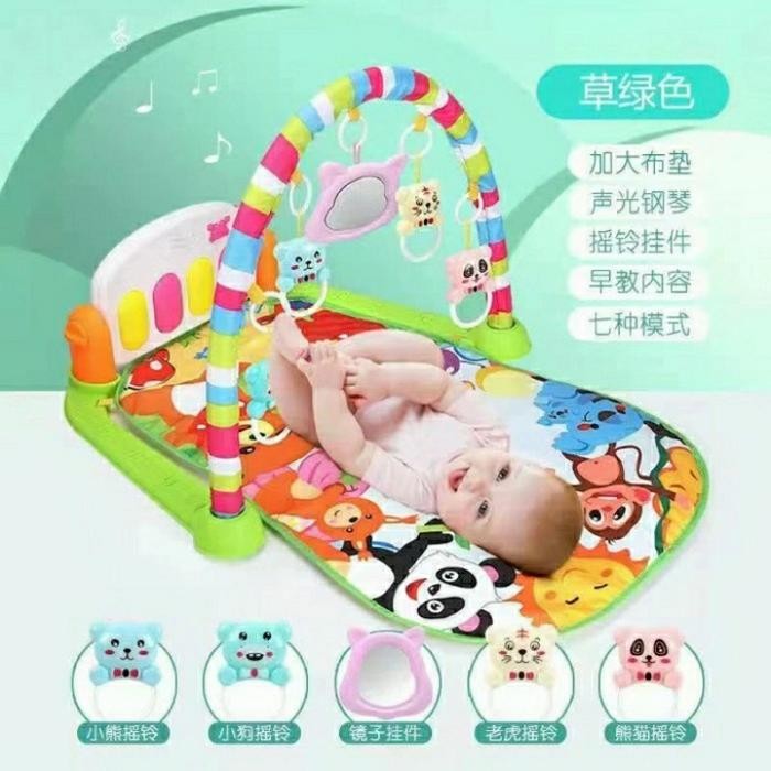 piano gym rack baby/ Tempat tidur bayi + mainan