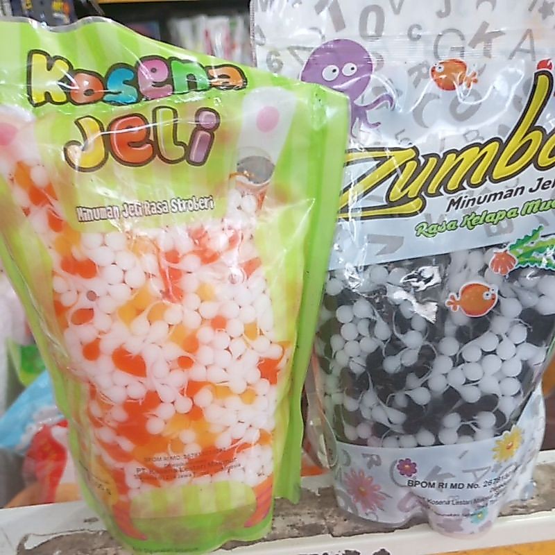 jelly buble buat es buah