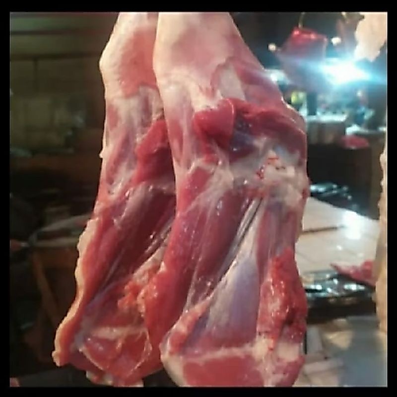 Paha Kambing Muda Campur Tulang Paha Fresh 500 gram