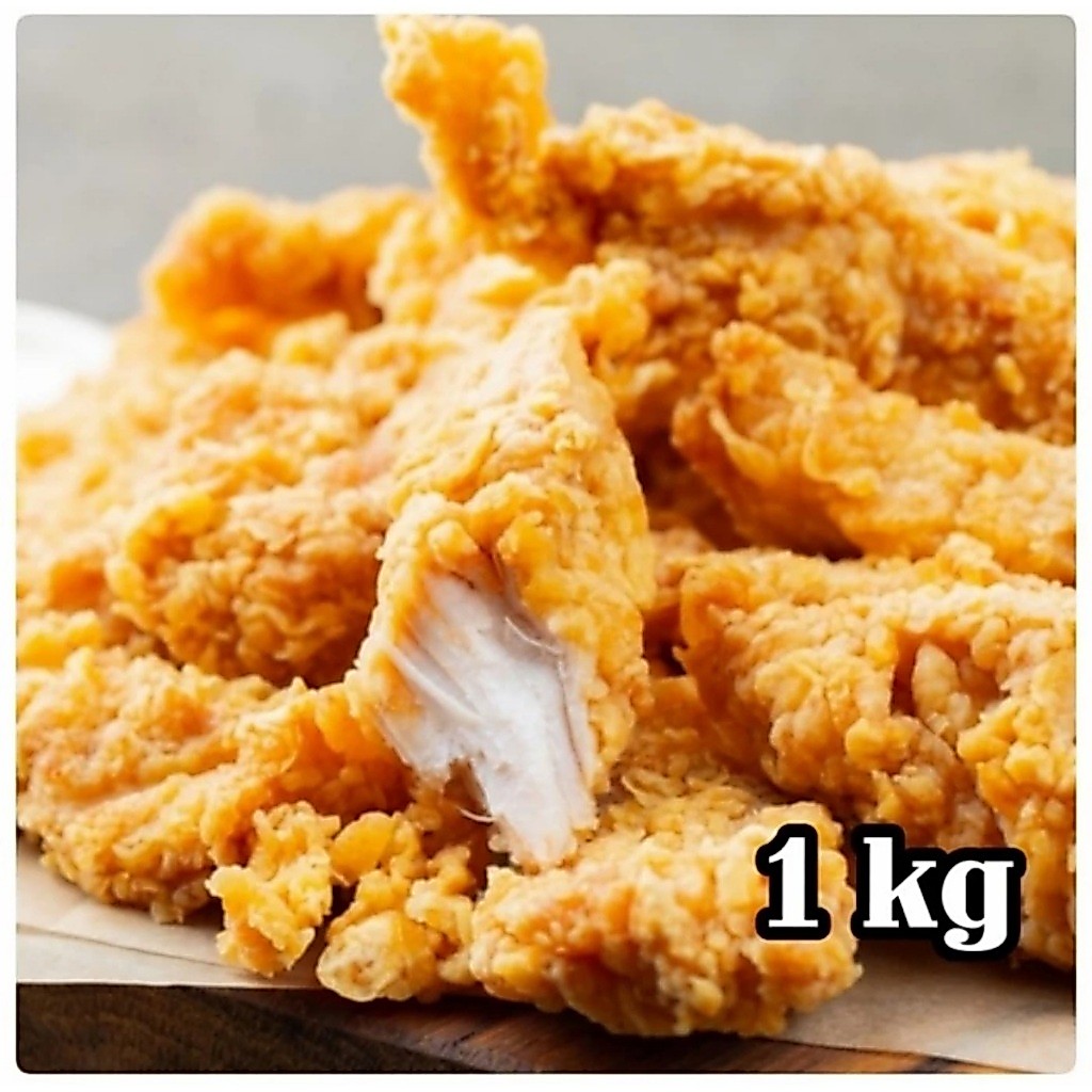Chicken Strip Premium | Chicken Crispy | Ayam Fillet Krispi 1kg