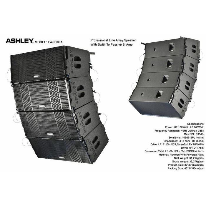 speaker ashley line array TW210LA TW 210LA TW210 LA ORIGINAL