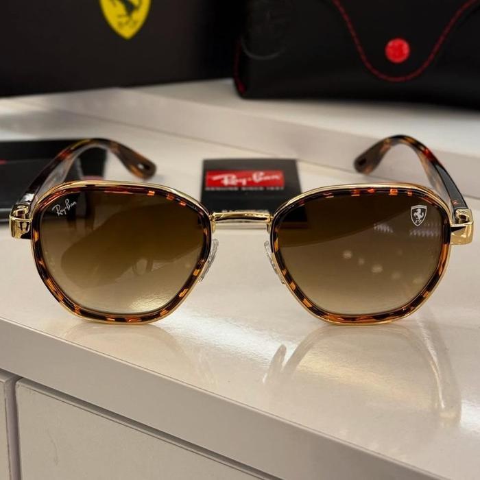 Kacamata Original RB3674M Scuderia Ferrari Tortoise Gold