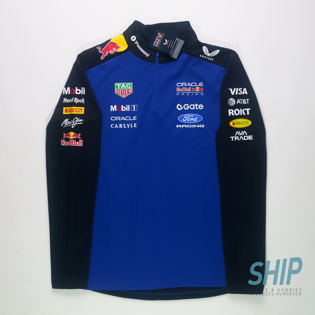2026 RED BULL QUARTER ZIP original formula 1 F1 t-jaket sweater racing max verstappen isack hadjar r