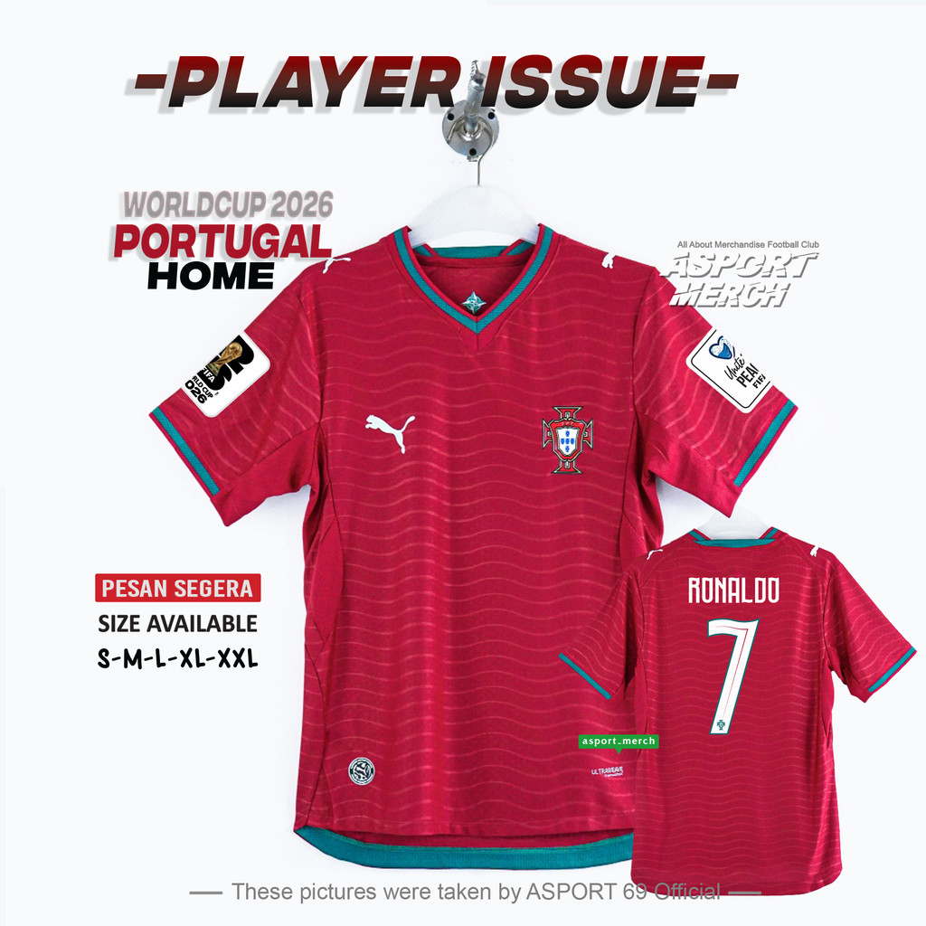 ASPORT JERSEY PLAYER ISSUE PORTUGAL HOME 2026 World Cup PI PORTUGAL HOME 26