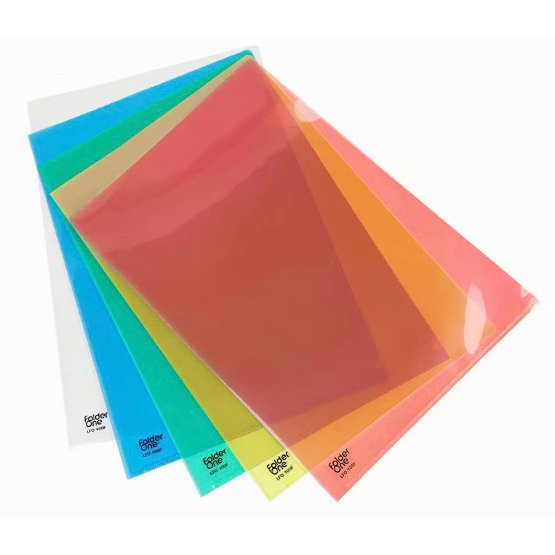 Map L Bening F4 Folder One Kiky Isi 12 / Per Bungkus Map Selip Plastik Clear Sleeve FC / StofMap Pla