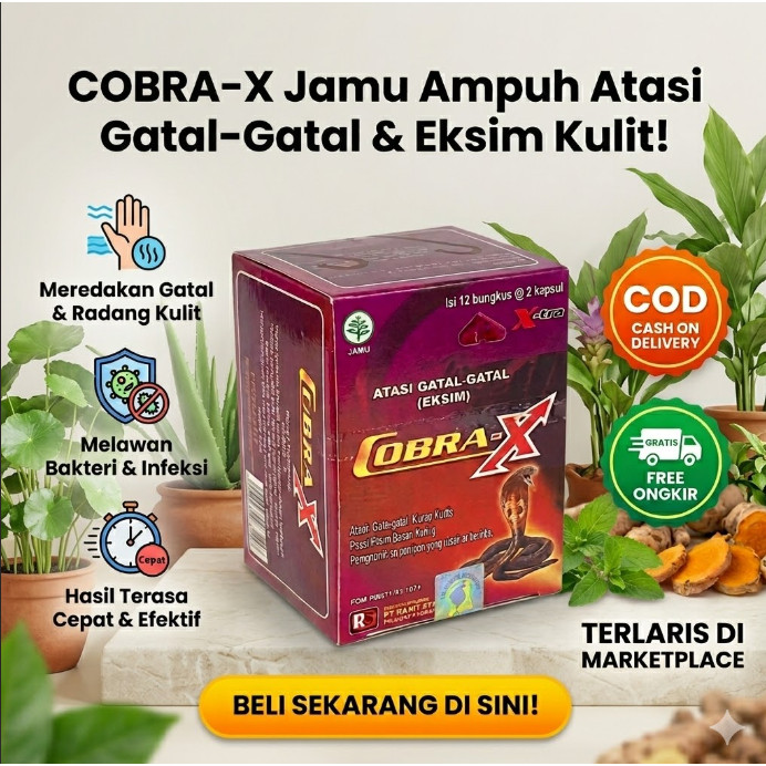 CobraX Obat Gatal Gatal dan Eksim